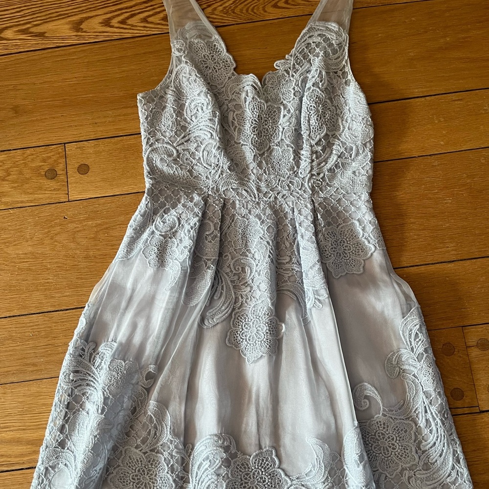 BHLDN Yoanna Boraschi Celestina Dress Harbor Blue